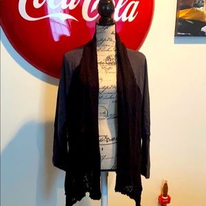 Lucky Brand Lucky Lotus Long Cardigan NWT